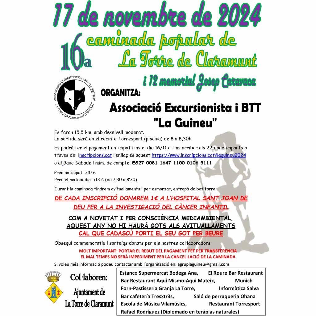 Caminata solidaria la guineu