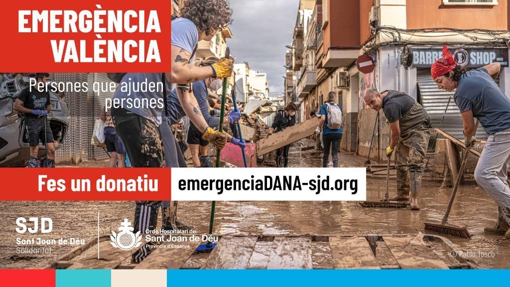 Imatge de la campanya de solidaritat per l'emergència de la DANA de València