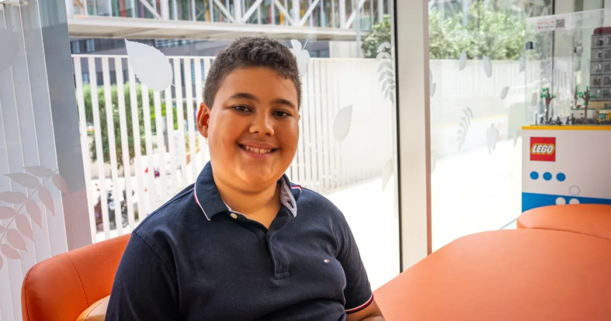 Youssef has received a bone marrow transplant at the SJD Barcelona Children's Hospital Youssef has received a bone marrow transplant at the SJD Barcelona Children's Hospital