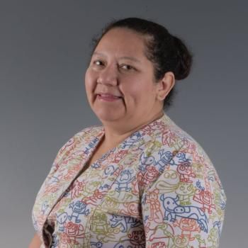 María Eugenia Sandoval Claure, paediatric nurse