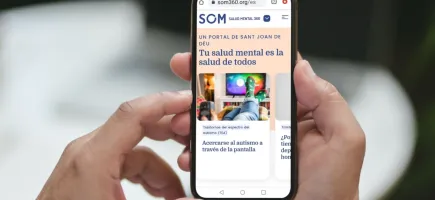 Captura de la página web de Som Salud Mental Captura de la página web de Som Salud Mental