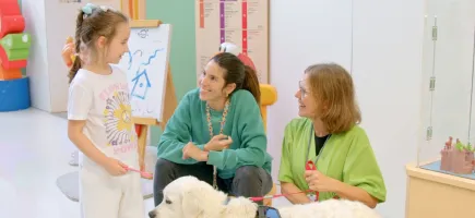 Barbara with the Child Life team at the SJD Barcelona Children's Hospital Barbara with the Child Life team at the SJD Barcelona Children's Hospital