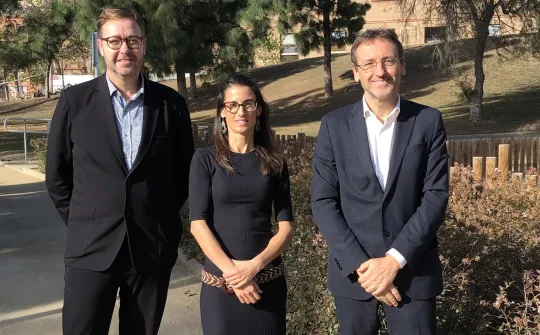 Photograph of authors of The Lancet ultrasound study in late pregnancy. Photograph of authors of The Lancet ultrasound study in late pregnancy.