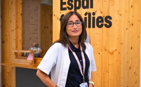 Ana Maria Alonso, Head of the Social Work Department at the SJD Barcelona Children's Hospital Ana Maria Alonso, Head of the Social Work Department at the SJD Barcelona Children's Hospital