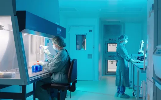Cleanrooms in the Advanced Therapies Platform at the SJD Barcelona Children's Hospital Cleanrooms in the Advanced Therapies Platform at the SJD Barcelona Children's Hospital