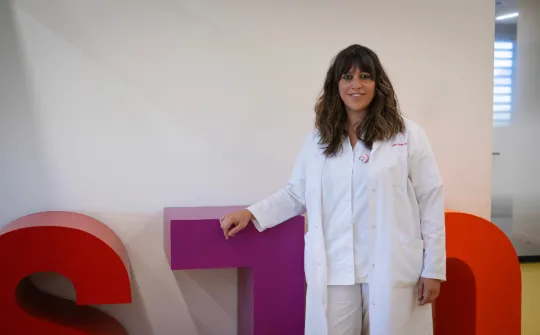 Sara Palou, nurse specialised in venous access Sara Palou, nurse specialised in venous access