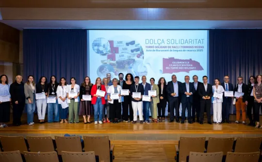 Acto entrega becas investigación Torró Solidari 2025 Acto entrega becas investigación Torró Solidari 2025