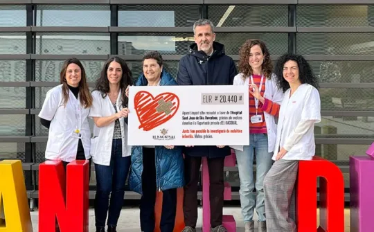 Donación El Nacional a Sant Joan de Déu Donación El Nacional a Sant Joan de Déu
