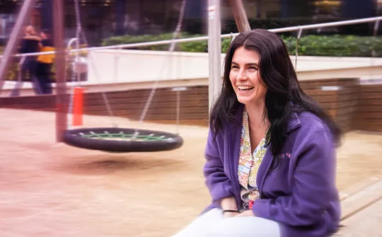 Daphne Guixé haciendo la entrevista para los residentes 2026 residentes 2026 sant joan de deu enfermería pediátrica