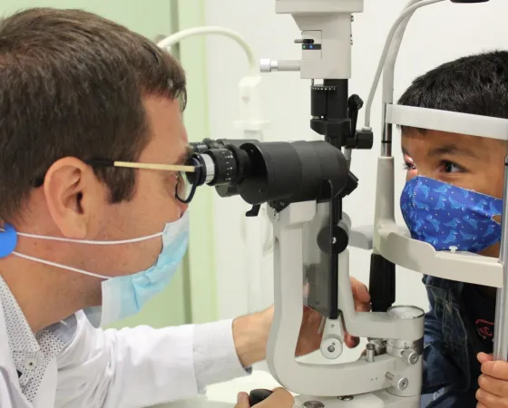 Paciente retinoblastoma Hospital Sant Joan de Déu Barcelona